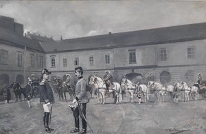 Colonel Stallmeister Count Ferdinand Kinsky by Ottokar Walter